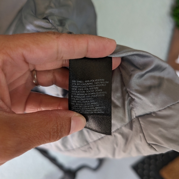 The north face Miss Metro‎ Parka II Jacket ( no hood )gray size XL - Picture 11 of 13